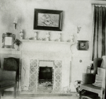Unknown artist (19th century): Photograph of Interior of De Pass's residence, Cliffe House, Falmouth, photograph, 10.5 x 15 cms. Presented by Catherine Wallace.