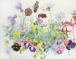 Williams, Marjorie (nee Murray 1880-1961): Sketchbook, signed and dated 1924, watercolour, 32 x 25.5 cms. Presented by Mariella Fischer Williams MD in 2003.