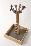 Spooner, Paul (born 1948): Who's Who on the Tree of Life or a three-dimensional diagram showing the mental adjustment required to accommodate Darwin's ideas concerning nature and man's station in life, automaton, 61 cms high. Commissioned with funding from the Heritage Lottery Fund as part of the Darwin 200 celebrations.
