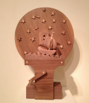Jones, Robert (born 1943): Sailing by, automaton, 51 cms high.